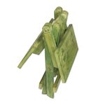 Wood folding table, 'Transformation' - Fair Trade Wood Folding Table