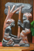 Panel de madera - Panel en relieve de madera tallada a mano de África