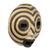 Ga wood mask, 'Happy Face' - Wood Mask from Africa (image 2b) thumbail