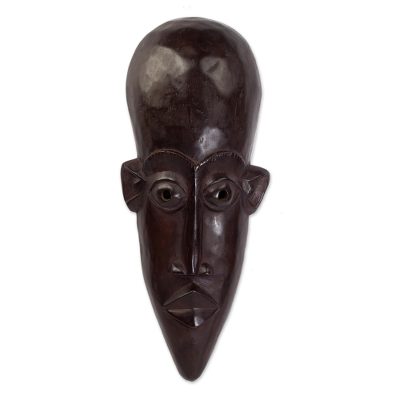 Akan wood mask