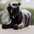 Ebony statuette, 'Fierce Tiger' - Ebony statuette (image 2d) thumbail