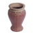 Ceramic and rattan vase, 'Celebration' - Ceramic and rattan vase