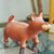 Ceramic figurine, 'Colima Dog' - Handcrafted Mexican Archaeological Ceramic Red Dog Sculpture (image 2) thumbail