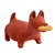 Ceramic figurine, 'Colima Dog' - Handcrafted Mexican Archaeological Ceramic Red Dog Sculpture thumbail