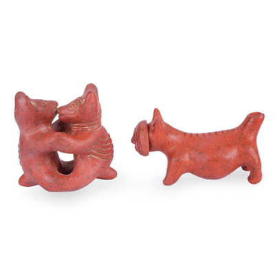 Figuras de cerámica, (par) - Figuras de cerámica