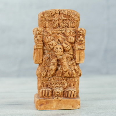 Ceramic figurine, 'Serpent Skirt' (medium) - Ceramic figurine (Medium)