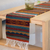 Wool table runner, 'Zapotec Lands' - Authentic Zapotec Handcrafted Wool Earthtone Table Runner (image 2b) thumbail