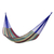 Cotton hammock, 'Colors of Mexico' (double) - Cotton Striped Rope Hammock (Double) thumbail