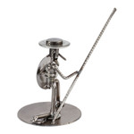 Auto part statuette, 'Quixote in Love' - Unique Recycled Metal and Aut Parts Sculpture Mexico