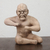 Ceramic figurine, 'Olmec Wrestler' - Ceramic figurine