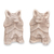 Ceramic statuettes, 'Coyote Battalion' (pair) - 2 Ceramic Aztec Replica Wild Dog Statuettes Mexico (Pair) (image 2a) thumbail