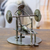 Iron statuette, 'Rustic Weightlifter' - Handcrafted Athlete Recycled Metal Sculpture Mexico thumbail