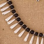 Obsidian jewelry set, 'Chantico Goddess' - Handcrafted Taxco Silver and Obsidian Jewelry Set