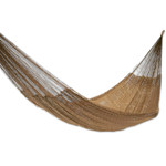 Hammock, 'Glowing Bronze' (double) - Handcrafted Solid Rope Hammock (Double)