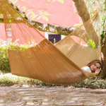 Hammock, 'Glowing Bronze' (double) - Handcrafted Solid Rope Hammock (Double)