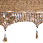 Hammock, 'Copper Filigree' (triple) - Handcrafted Solid Mayan Hammock from Mexico (Triple)