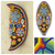 Beadwork mask, 'The Moon's Healing Magic' - Handcrafted Huichol Papier Mache Mask from Mexico (image 2) thumbail