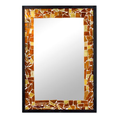 Sun Stained Gl Wall Mirror Mexico Art Sunshine Novica Mirror Sunshine Sun Stained Gl Wall Mexico Art