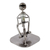 Iron statuette, 'Rustic Cyclist' - Original Iron Bicycle Statuette Recyled Car Parts Mexico (image 2d) thumbail
