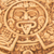 Ceramic plaque, 'Aztec Calendar in Tan' - Archaeological Ceramic SunStone from Mexico (image 2c) thumbail