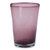 Tall tumblers, 'Amethyst' (set of 6) - Purple Handblown Glass Recycled Tumbler Drinkware (Set of 6) (image 2b) thumbail