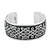Sterling silver cuff bracelet, 'Trellis' - Sterling silver cuff bracelet (image 2a) thumbail