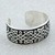 Sterling silver cuff bracelet, 'Trellis' - Sterling silver cuff bracelet (image 2d) thumbail
