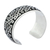 Sterling silver cuff bracelet, 'Trellis' - Sterling silver cuff bracelet (image 2e) thumbail