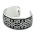 Sterling silver cuff bracelet, 'Trellis' - Sterling silver cuff bracelet (image 2f) thumbail