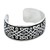 Sterling silver cuff bracelet, 'Trellis' - Sterling silver cuff bracelet (image 2g) thumbail