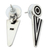 Sterling silver drop earrings, 'Arrowheads' - Taxco Sterling Silver Dangle Earrings (image 2e) thumbail