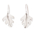 Sterling silver drop earrings, 'Phantom Leaves' - Collectible Taxco Silver Jewelry Drop Earrings (image 2a) thumbail