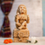 Ceramic figurine, 'Prince of Flowers' - Archaeological Aztec Ceramic Sculpture Handcrafted in Mexico (image 2) thumbail