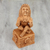 Ceramic figurine, 'Prince of Flowers' - Archaeological Aztec Ceramic Sculpture Handcrafted in Mexico (image 2b) thumbail
