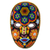 Beadwork mask, 'Huichol Charm' - Unique Huichol Beaded Mask with Peyote