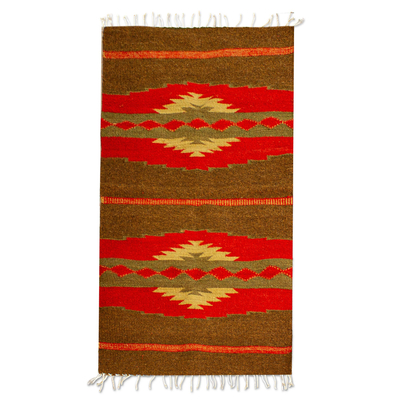 Zapotec wool rug (2x3.5)