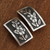 Sterling silver clip-on flower earrings, 'Promises' - Hand Crafted Taxco Sterling Clip-On Drop Earrings (image 2b) thumbail