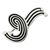 Sterling silver brooch pin, 'Silver Fountain' (medium) - Sterling silver brooch pin (Medium) (image 2c) thumbail