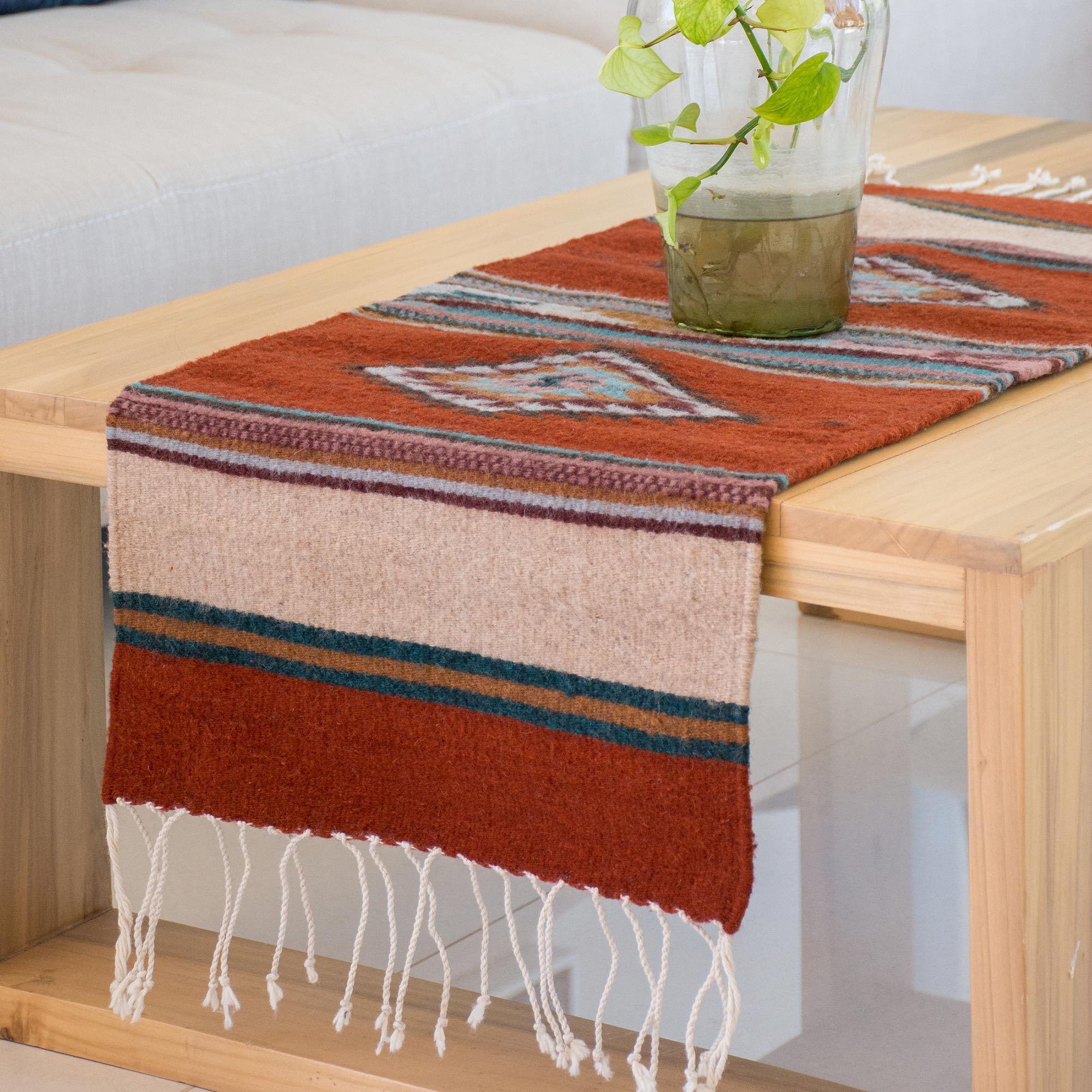 UNICEF Market Hand Made Zapotec Table Runner DiamondStars