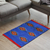 Zapotec wool rug, 'Six Suns' (2x3.5) - Mexican Blue and Red Zapotec Wool Area Rug (2x3.5) (image 2) thumbail