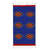 Zapotec wool rug, 'Six Suns' (2x3.5) - Mexican Blue and Red Zapotec Wool Area Rug (2x3.5)