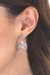 Sterling silver heart earrings, 'Fluttering Hearts' - Romantic Mexican Sterling Silver Heart Earrings