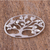Sterling silver brooch pin, 'Majestic Tree' - Sterling silver brooch pin thumbail