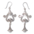 Sterling silver dangle earrings, 'Colonial Chimes' - Sterling silver dangle earrings (image 2a) thumbail
