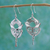 Sterling silver dangle earrings, 'Songbirds' - Sterling silver dangle earrings (image 2c) thumbail