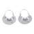 Sterling silver hoop earrings, 'Sun Renaissance' - Handcrafted Sterling Silver Hoop Earrings from Mexico