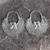 Sterling silver hoop earrings, 'Birds In Love' - Unique Sterling Silver Hoop Bird Earrings thumbail