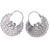 Sterling silver hoop earrings, 'Birds In Love' - Unique Sterling Silver Hoop Bird Earrings (image 2a) thumbail