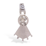 Sterling silver flower earrings, 'Floral Fan' - Vintage Look Sterling Silver Flower Earrings