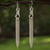 Sterling silver waterfall earrings, 'Imagine' - Sterling silver waterfall earrings (image 2) thumbail